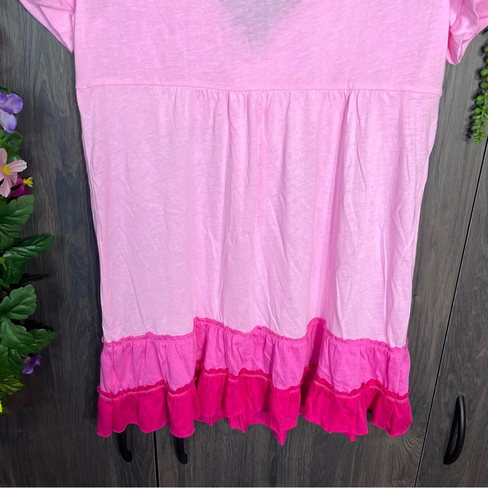 1💙2/$40💙Fang Vintage Y2k Short Sleeved Tie Detail Top Size XL - Picture 12 of 15
